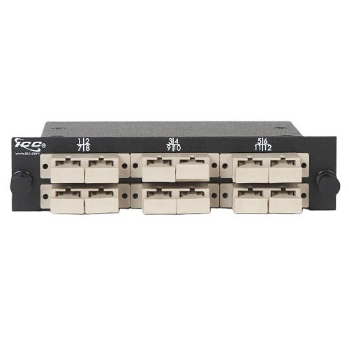 ICC ICFC12MS50 12-Port Duplex SC Fiber Optic MPO Cassette, Multimode