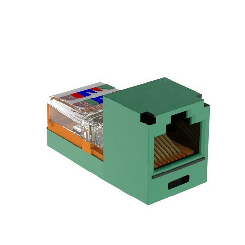 Panduit CJ588GRY Mini-Com Module Cat 5e UTP Keystone Jack, 8 Pos 8 Wire, Gray