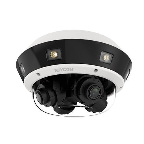 AVYCON AVC-NCMS321M04 32MP H.265 Multi-Sensor IP Camera, 24/7 Color 360° Multi-Directional, Motorized Autofocus Lens, White
