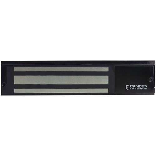 Camden CX-91S-06TDS-BK 91 Series Magnetic Lock with Adjustable Timer, Door Status Switch, Lock Sensor / Relay and LED, Surface Mount, Single Door, 600 lb, Black
