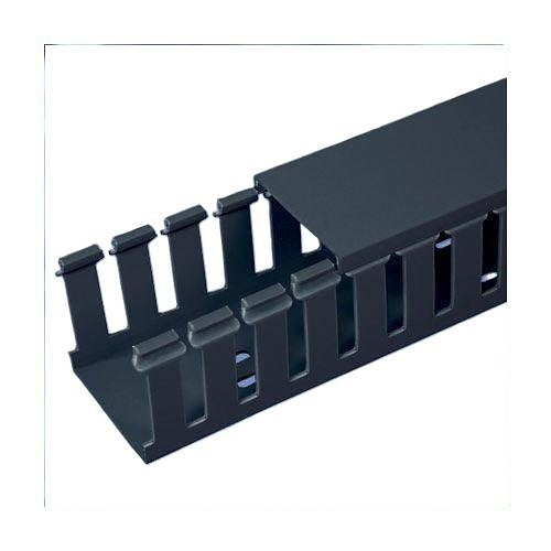 Panduit G4X5IB6 Slotted Duct PVC, 4x5x6\', Intrinsic Blue