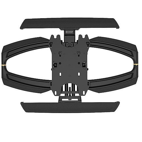 Chief TS525TU Thinstall Medium 25\\" Extension Display Wall Mount for 42-75\\" Displays, Dual Monitor Arm, Black