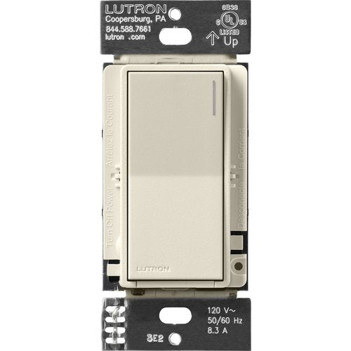 Lutron ST-RS-PM Sunnata Companion Switch, Multi-Location Switching, for Sunnata 6A On / Off Switch, (ST-6ANS), Pumice