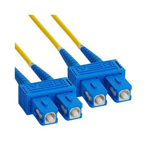 ICC ICFOJ8C507 Fiber Optic Patch Cable, SC-SC Duplex Single-mode 9/125 OS2/SM, 7m, Yellow