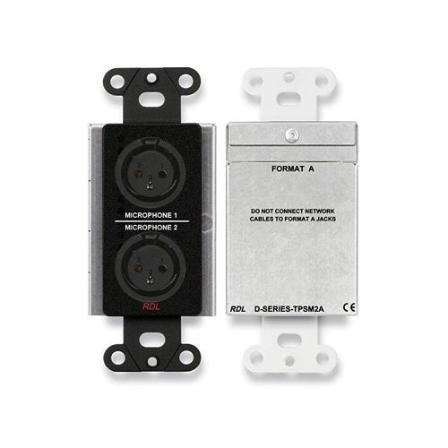 RDL DB-TPSM2A Active Two-Pair Sender, Dual Microphone Preamplifier, Twisted Pair Format-A