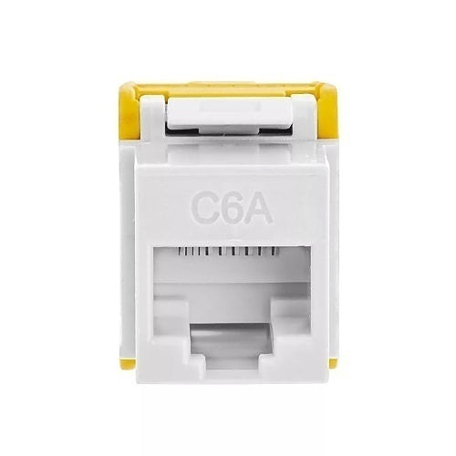 Hubbell NSJU6AW netSELECT CAT6A Jack with Cobra-Lock Termination