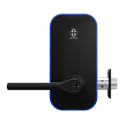 Centrios CEB100-TB-BSP-GA-CE234S-497-KR Cylindrical Lock, GA Keyway, Taylor Bay Lever, 2 3/4\\" Backset, Black Suede