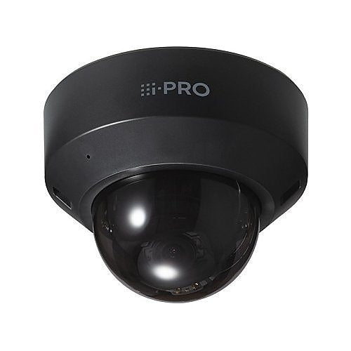 i-PRO WV-S2136LGA-B S-Series 2MP Indoor Vandal IP Camera with AI Engine, IR-LED, NDAA, Black