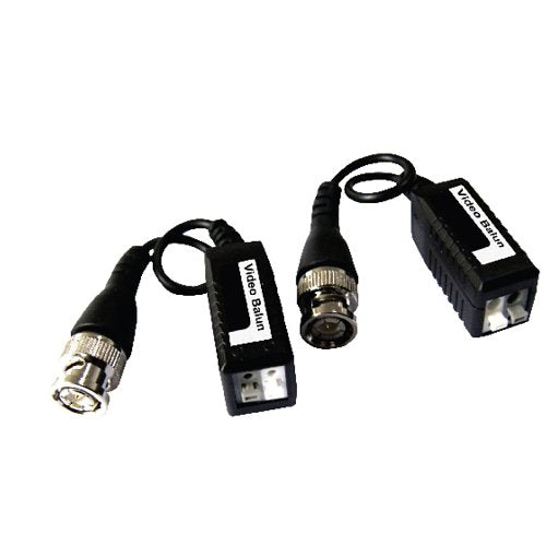 UltraTech 0E-VBPushPMP Pair Push Terminal to Pigtail BNC MP Video Balun