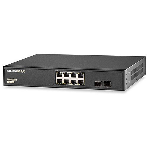 Signamax SC10080 8-Port Gigabit PoE  Switch Image of 47-SC10080