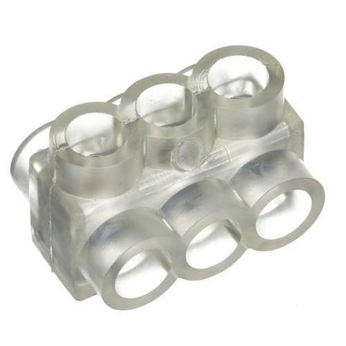 Panduit PCSB2/0-3-6 Multi-Tap Connector, Double-S Double-Sided, Clear
