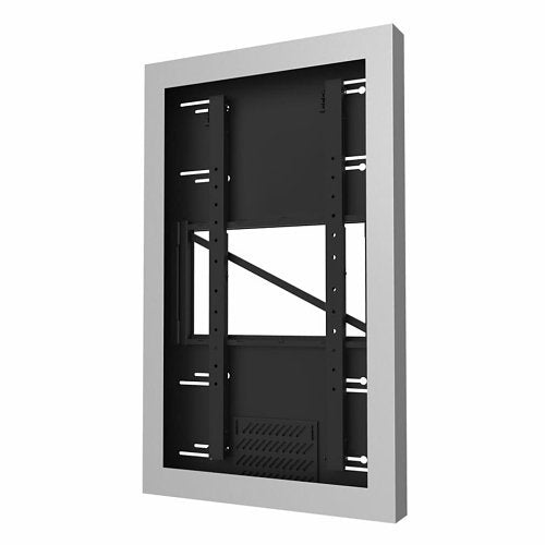 Peerless-AV KIP655-S On-Wall Kiosk Portrait Enclosure for 55\\" Displays, Silver