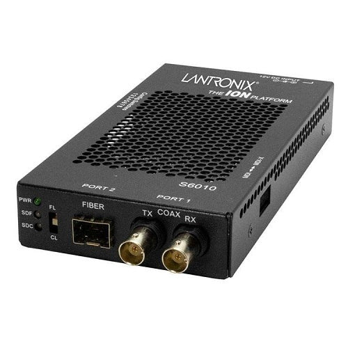 Lantronix S6010-1013-NA Stand-Alone DS1 T1/E1 Remotely Managed NID, Twisted Pair (RJ-48) to 1300 nm Multimode (SC) 12.0 dB