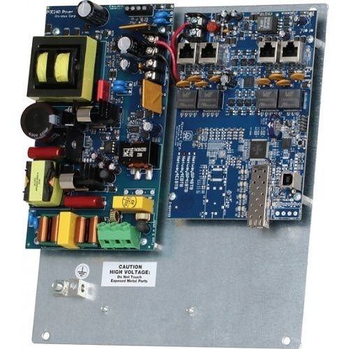 Altronix NETWAY4EBTPL 4-Port Hardened PoE 802.3bt Switch with Integral Power on a Backplane