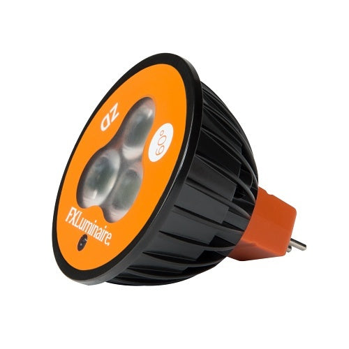 FX Luminaire MR-16-ZD-50-W-FL LED Replacement Lamp, 50W, Warm Color, Beam Wide Flood 60°
