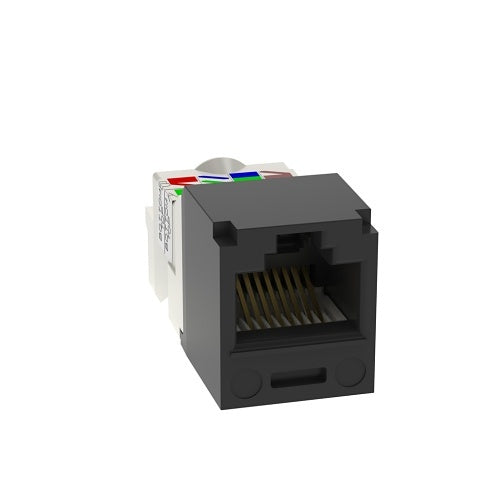 Panduit CJ688TPBL Mini-Com TX6 Plus UTP RJ45 TP Style Jack Module, Black