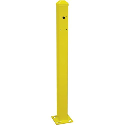 Optex OVS-MPYCURB 21" Mini Post for Curb Mounting OVS Series, Yellow