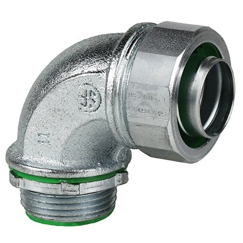 Dottie SL90350I Conduit Adapter, 3-1/2\\" 90 Degree Insulated Steel Liquid Tight Connector