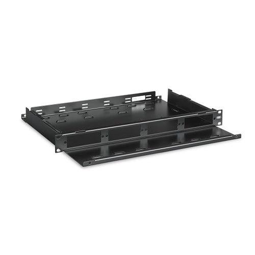 Hubbell FTR1U4H4 Fiber Rackmount Tray  with Cover 4H4 Panel Unloaded, 1U
