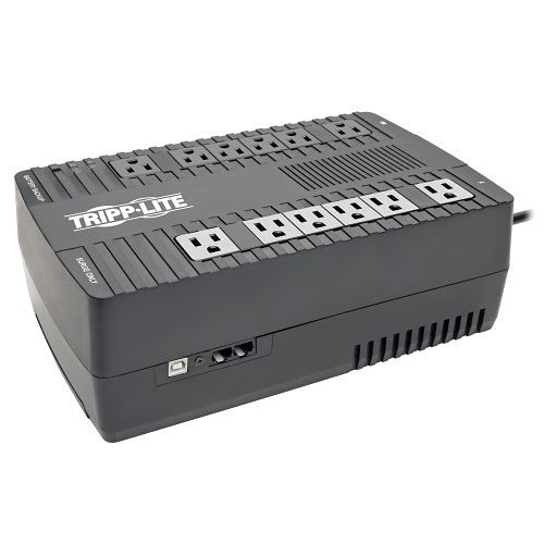 Eaton Tripp Lite AVR750U 750VA 450W Line-Interactive UPS, 12 NEMA 5-15R Outlets, AVR, 120V 50/60 Hz, USB, Desktop/Wall Mount