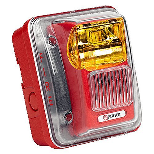 Potter CS-24WBW-WP Security Strobe Light Image of PL-CS24WBWWP