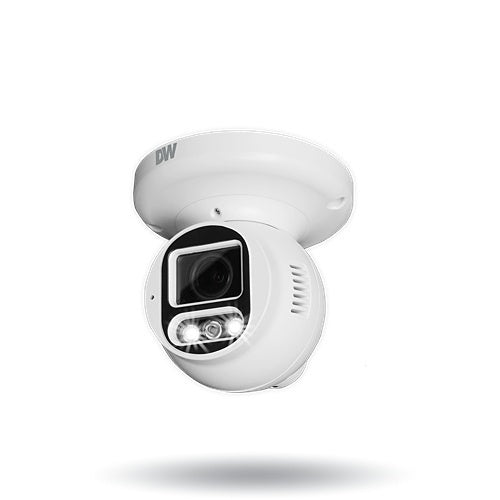 Digital Watchdog DWC-XSTD05MFC1 MEGApix 5MP Ai CaaS Vandal Ball Turret IP Camera with Vari-Focal Lens and White Light LEDs