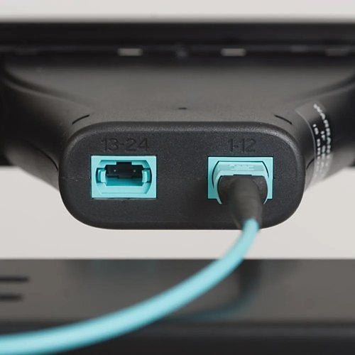 ICC ICFOJATG30 MTP-MTP Plenum Multimode 50/125 (OM3) Type Fiber Optic Patch Cable with 12-Fiber in Aqua