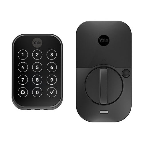 Yale YRD654-BLE-BSP Pro 2 Key-Free Touchscreen with Bluetooth, Black Suede