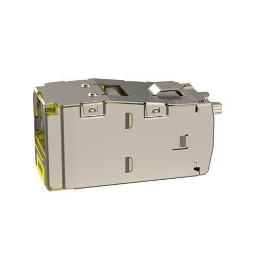 Panduit CJSH6X88TGYLY Mini-Com CAT6a Shielded RJ45 Spring-Shuttered TG Jack Module, Yellow