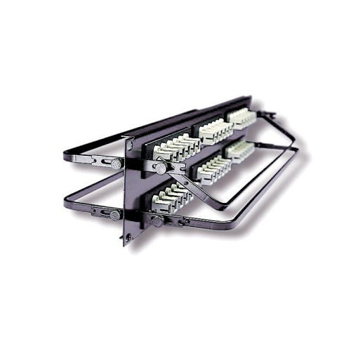 OCC BHP3 BHP Series 18‑Port 1RU Universal Fiber Optic Patch Panel, Black