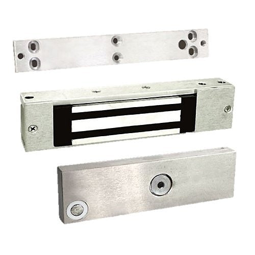 Dortronics 1107 650 lb Delayed Egress Acuating Maglock, Shallow 1-1/4" Mounting Profile