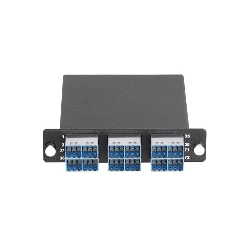 Hubbell OCSNSM LGX Max Series 72-Port SN Cassette 36 Duplex SN to 6 MTP, OS2, Blue