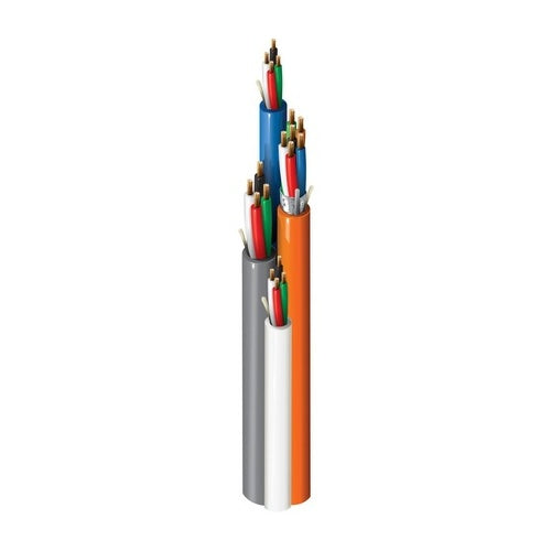 Belden 558GMS 0001000 22/4, 22/4, 22/6 and 18/4 Stranded BC Access Control Cable, Shielded, CMR, Banana Peel, 1000\' (304.8m) Reel, Multicolor