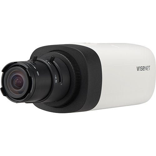 Hanwha HCB-7000A HD+ Series 4MP Analog HD Box Camera, Lens Not Included, Ivory