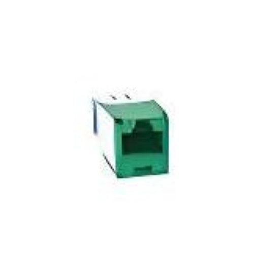 Panduit CJ6X88TGGR Mini-Com TX6A 10Gig UTP Jack Module, Green, 100-Piece