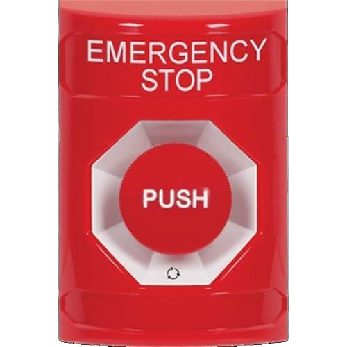 Red Turn To Reset Stpr Stno Cvr Emergency Stop Image of SF-2001ESEN