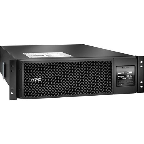 APC SRT5KRMXLW-HW Smart-UPS On-Line, kVA, Rackmount 3U, 208V 230V, Hard Wire 3-Wire(2PH+G), 3-Wire(H+N+E), 3-Wire(H+N+G) Outlets, Network Card SmartSlot, with Rail Kit
