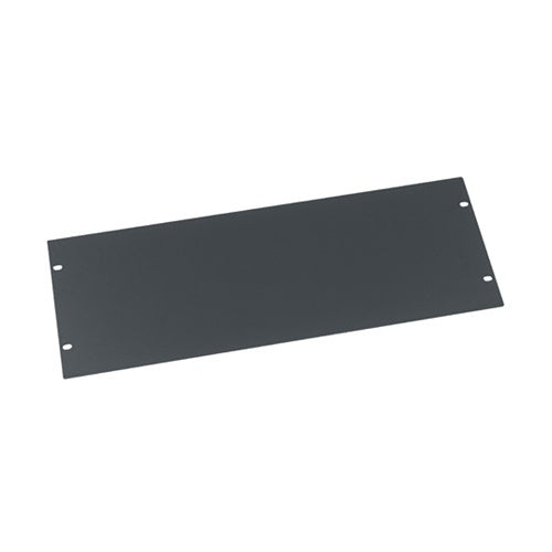 Middle Atlantic FEB4 4U RMS Blank Rack Panel, Flat, Steel, Black Powder Coat