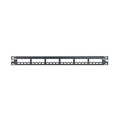 Panduit CP24BLY 24-Port All Metal Patch Panel, Black