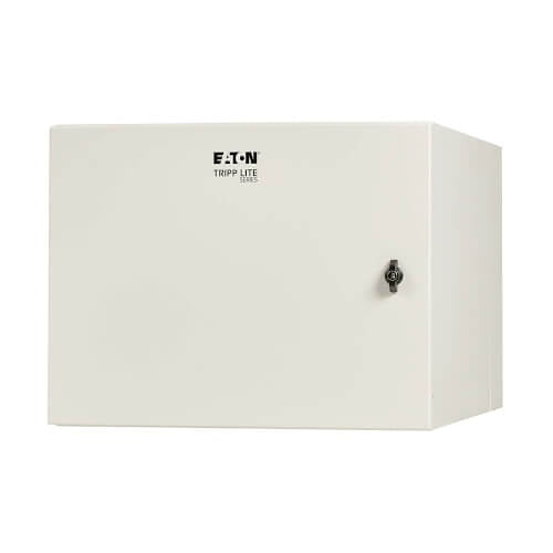 Tripp Lite SRN4G9USDP SmartRack Industrial Enclosure with Lock, Wall Mount, Hinged Back, 32\\" Depth, 9U, NEMA 4, Metal, Gray