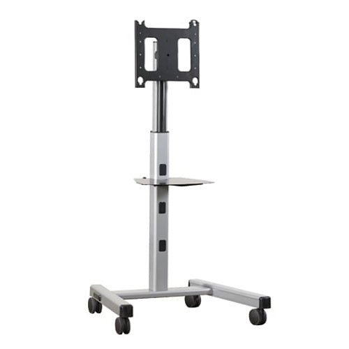 Chief RFCUB Fit Mobile Cart for 55-89\\" Interactive Displays, Height Adjustable TV Mobile Cart, Black