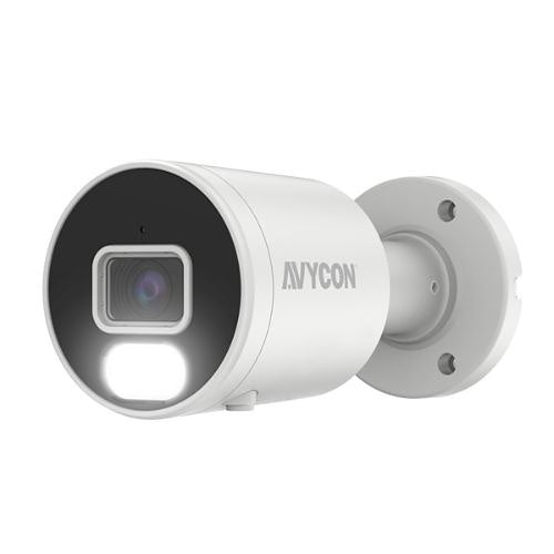 AVYCON AVC-NBB41F28 4MP Dual Light Bullet IP Camera, 2.8mm Fixed Lens