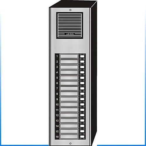 LEE DAN ES-016S 16-Button Surface Mount Style \'E\' Economy Style Apartment Lobby Panel