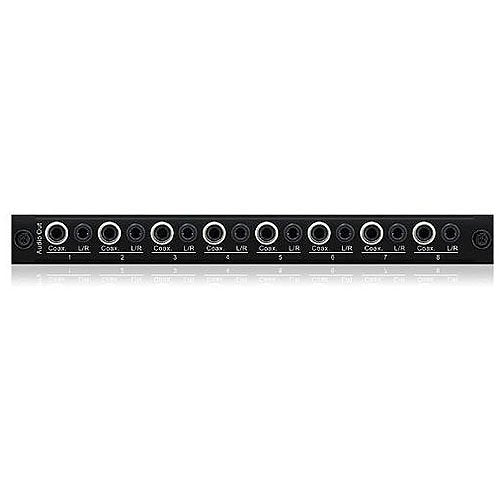 Blustream PRO-8ABV Way Audio Breakout Board, Black