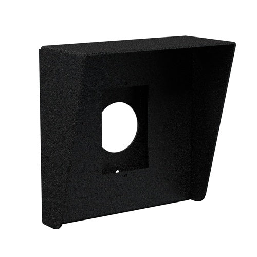 Pedestal Pro J-HOOD-CS-6X6 Access Control Housing, 6x6\\" Weather Shroud, Black Steel