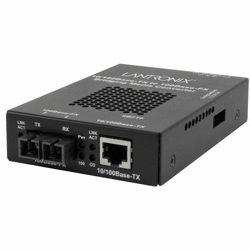 Lantronix SBFTF1014-105-SA SBFTF Series Media Converter 10/100BTX to 100BFX, 1x9, SC SM