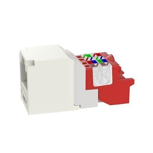 Panduit CJ5E88TIW Mini-Com Module Cat 5E UTP Keystone Jack, 8 Pos 8 Wire