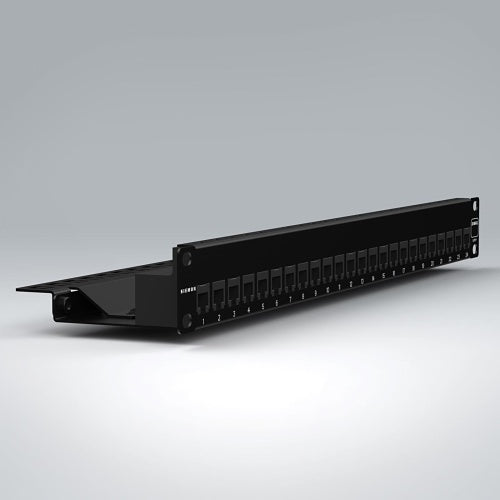 Siemon Z6-PF-24 CPR Panel ZMAX with Jacks, UTP CAT6