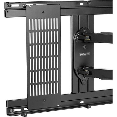 Peerless-AV HA746-STB Hospitality Wall Arm Mount with STB Enclosure for 43\\" to 55\\" TVs, Semi-Gloss Black