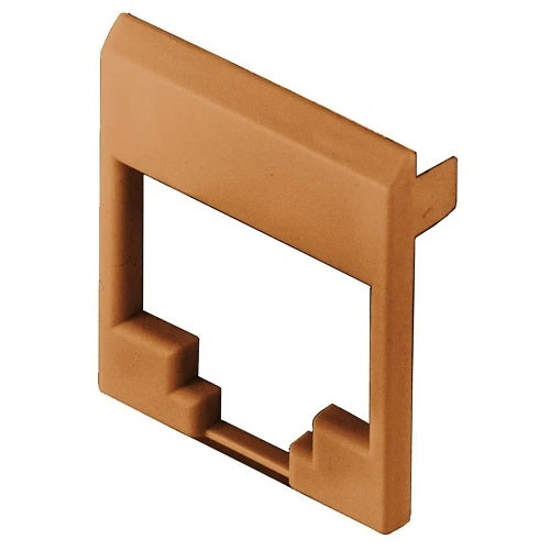 Hubbell SJFOR HJS Series Jack Face, 2.5\\"x3.5\\", 100-Pack, Orange